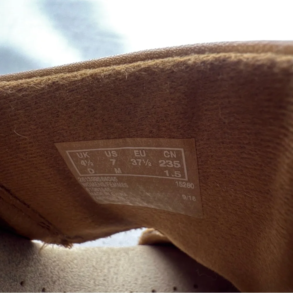 Clarks Collection Brown Tan Annadel Wedge Sandal Cork Heel Size 7